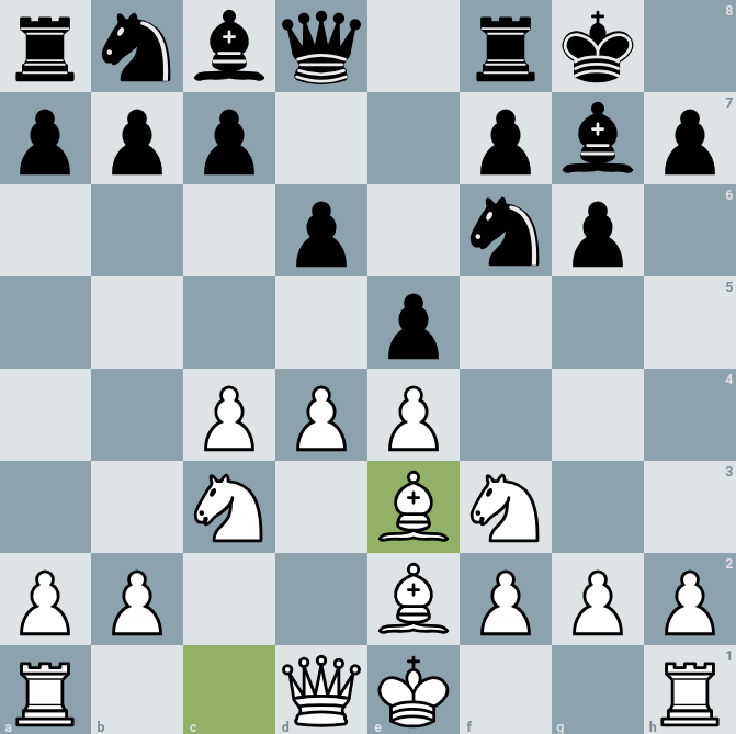 King's Indian Defense: Orthodox Variation, Gligoric-Taimanov System